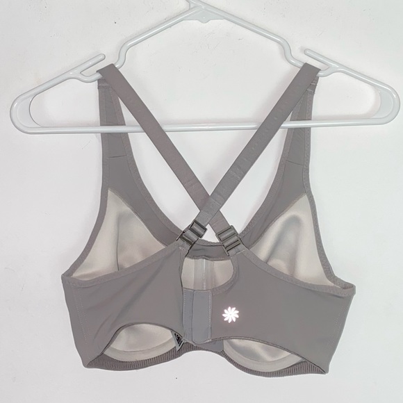 Athleta Gray Sports Bra - Picture 4 of 16
